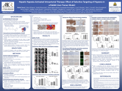 Hepatic Hypoxia-Activated Intraarterial Therapy