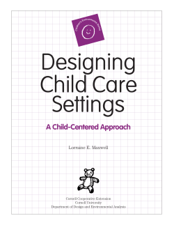 Child Care insides - Cornell College of Human Ecology