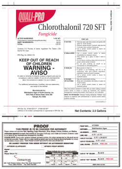 Chlorothalonil 720 SFT