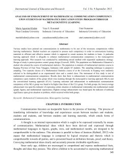 International Journal of Education and Research Vol. 3 No. 9