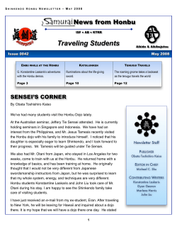 May 2008 - Shinkendo