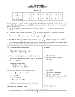 Sample Responses Q4 - AP Central