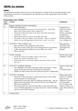 eco warriors - Scoutsni.com