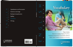 EIC Vocabulary 001-025 - Saddleback Educational Publishing