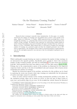 On the Maximum Crossing Number