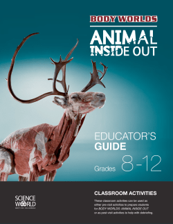 educator`s guide - Science World British Columbia