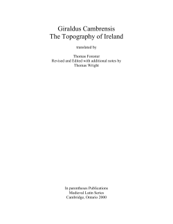 The Topography of Ireland