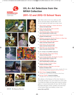 11.310 UIL A+ Art Selections from the MfAH Collection.rd3