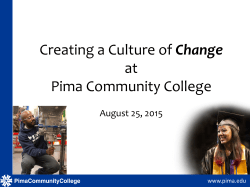 Creating a Culture of Change