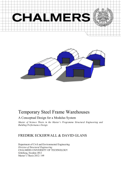 Temporary Steel Frame Warehouses
