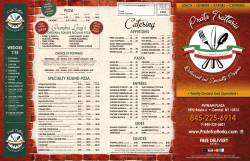Catering, Takeout, Pizza