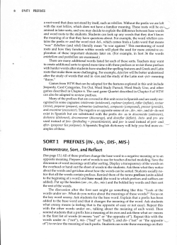 SoRTL PREF|XES (fN-, UN-, DIS-, MfS-) Demonstrate