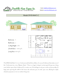 Model DVH-864/3-2 - DuraVilla Guyana News