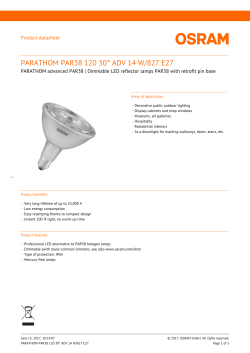 PARATHOM PAR38 120 30&deg; ADV 14 W/827 E27