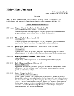 Haley Hoss Jameson - Stephen F. Austin State University