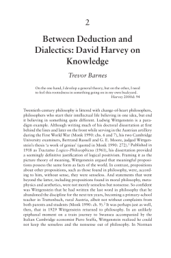 Between deduction and dialectics: David Harvey on