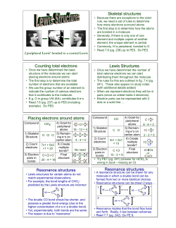 Lewis Structures
