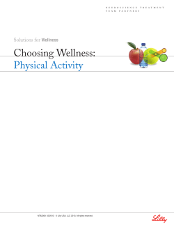 Choosing Wellness: Physical Activity