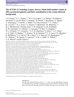 The SCUBA-2 Cosmology Legacy Survey: blank
