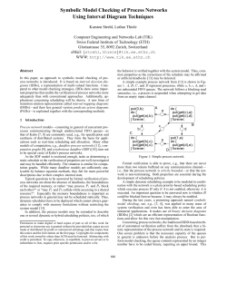 Symbolic Model Checking of Process Networks