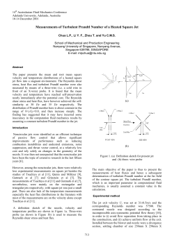 Measurements of Turbulent Prandtl Number of a Heated Square Jet