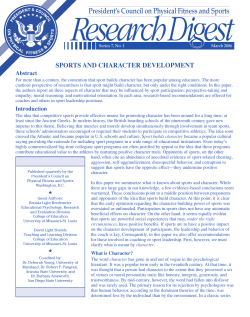 251079 AAU Res. Dgt. - National Foundation on Fitness, Sports