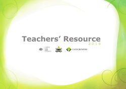 Teachers` Resource