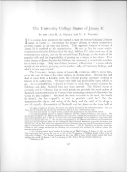 The University College Statue of James II