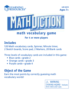 MathDiction - Learning Resources
