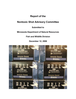 Nontoxic Shot Advisory Committee