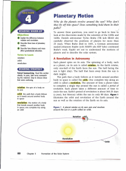 Planetary Plotion