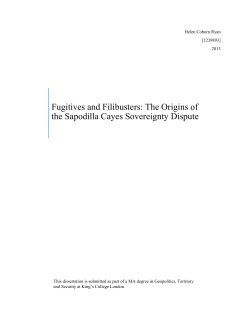 Fugitives and Filibusters: The Origins of the