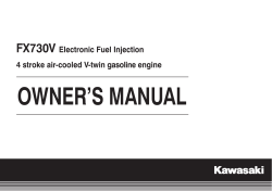 Manual - Kawasaki Engines