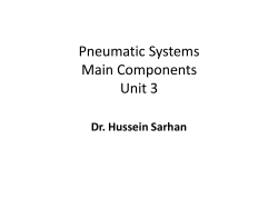 Pneumatic Systems Main Components Unit 3