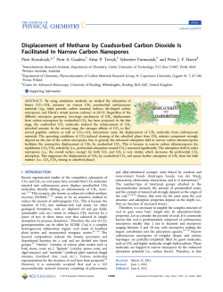 Displacement of Methane by Coadsorbed Carbon Dioxide Is