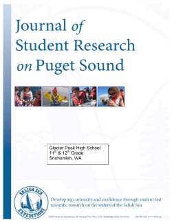 Glacier Peak High School Journal #9, 11th and 12th Grades