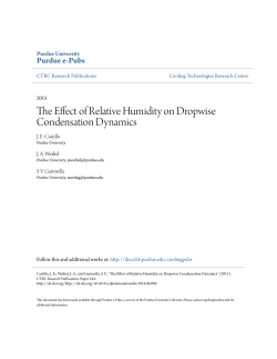 The Effect of Relative Humidity on Dropwise Condensation Dynamics
