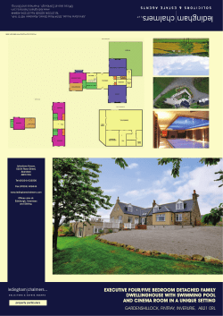 executive four/five bedroom detached family dwellinghouse with