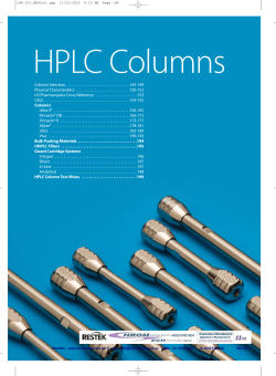 Column Selection . . . . . . . . . . . . . . . . . . . . . . . . . . . . . . . . . . . . . .145