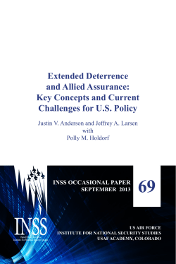 Extended Deterrence and Allied Assurance