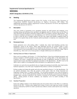 section 810 - South Carolina Department of Transportation