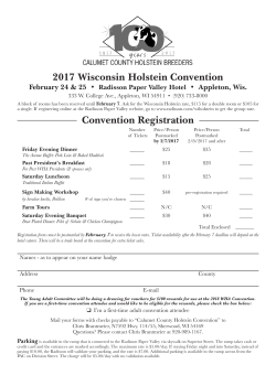 Registration Form and Workshop Information