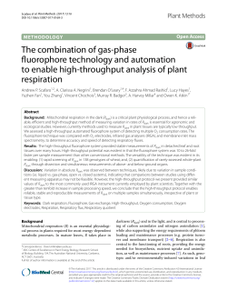 The combination of gas-phase fluorophore