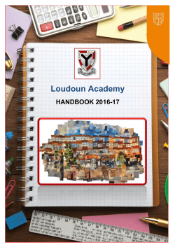 Loudoun Academy School Handbook