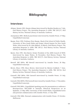 Movement, Knowledge, Emotion: Gay activism and HIV/AIDS in