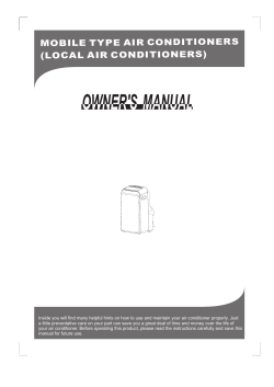 mobile type air conditioners (local air conditioners)