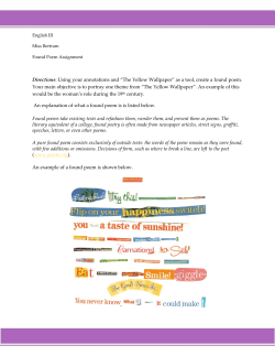 Directions: Using your annotations and &ldquo;The Yellow Wallpaper&rdquo; as a