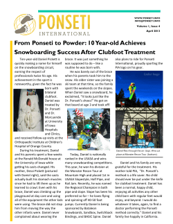 From Ponseti to Powder: 10 Year