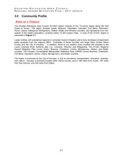 Community Profile - Houston