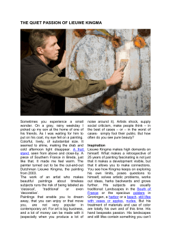 Lieuwe Kingma 25 Years of Art